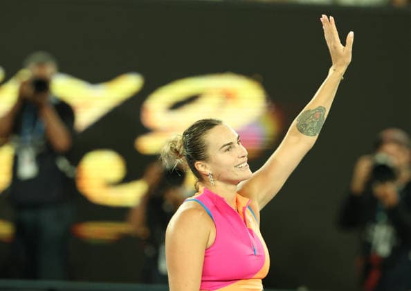 January 29, 2026, Melbourne, Victoria, Australia: ARYNA SABALENKA after the match against E. Svitolina of Ukraine in the semifinal of Australian Open, Melbourne, Australia. Sabalenka won 6:2, 6:3. Melbourne Australia - ZUMAc278 20260129_zsp_c278_007 Copyright: xMarcinxCholewinskix