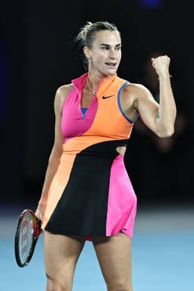 Aryna Sabalenka, BLR, during semifinals of 2026 Australian Open in Melbourne, 29 01 2026; -