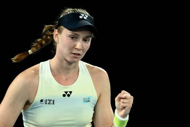 TENNIS AUSTRALIAN OPEN, Elena Rybakina of Kazakhstan reacts during the women™s semifinal against Jessica Pegula of the USA on day 12 of the 2026 Australian Open tennis tournament at Melbourne Park in Melbourne, Thursday, January 29, 2026. ( NO ARCHIVING MELBOURNE VICTORIA AUSTRALIA  Copyright: xJOELxCARRETTx 20260129141556060349