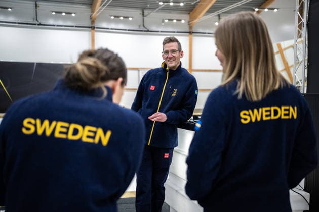 260129 Kristian Lindström, tränare Curling, under en presskonferens anordnad av Svenska Olympiska KommittÃ n den 29 januari 2026 i Stockholm. *** 260129 Kristian Lindström, Curling coach, during a press conference organized by the Swedish Olympic Committee on 29 January 2026 in Stockholm  Copyright: JOHANNAxSÄLL BB260129BB427