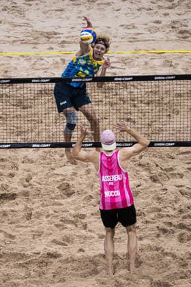 260129 Sveriges David Ahman under Stockholm Beach 2026 den 29 januari 2026 i Stockholm. Copyright: EMMAxWALLSKOG BB260129EW021