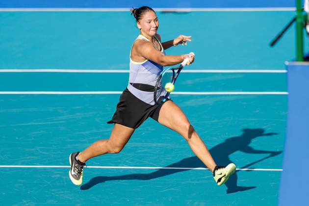 Philippine Women s Open in Manila Sofia Costoulas of Belgium in action agianst Tatiana Prozorova of Russia in the Women s Singles Quarterfinal match during day four of the Philippine Women s Open in Manila, Philippines on January 29, 2026.The Philippine Women s Open runs from January 26 to 31 2026. MANILA PHILIPPINES  Copyright: xMatrixxImagesx xMarkxCristinox