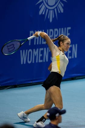 Philippine Women s Open in Manila Solana Sierra of Argentina in action against Lanlana Tararudee of Thailand during day four of the Philippine Women s Open in Manila, Philippines on January 29, 2026. The Philippine Women s Open runs from January 26 to 31 2026. MANILA PHILIPPINES  Copyright: xMatrixxImagesx xMarkxCristinox
