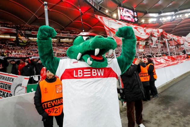 Fritzle vor Spielbeginn , Deutschland, Fussball, UEFA Europa League, 8. Spieltag, 2025 2026, VfB Stuttgart vs. Young Boys Bern, 29.01.2026, Stuttgart MHP Arena Deutschland Copyright: xGrantxHubbsx