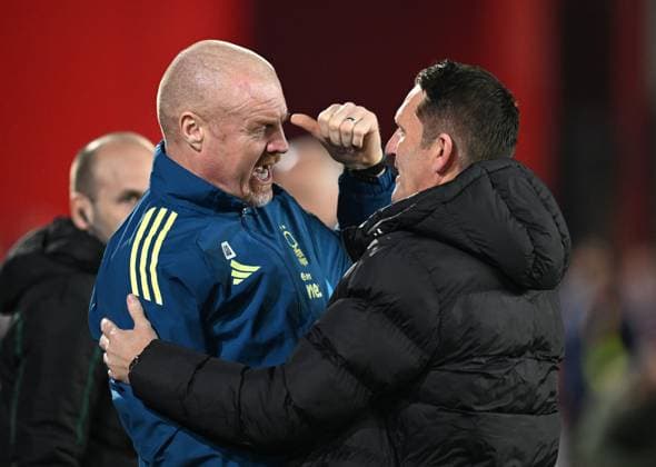 Sean Dyche manager of Nottingham Forest and Robbie Keane manager of Ferencvaros Nottingham Forest v Ferencvaros, UEFA Europa League, Group Stage, Football, City Ground, Nottingham, UK - 29 Jan 2026Nottingham City Ground United Kingdom EDITORIAL USE ONLY No use with unauthorised audio, video, data, fixture lists, club league logos or live services. Online in-match use limited to 120 images, no video emulation. No use in betting, games or single club league player publications.  Copyright: xAnnaxGowthorpe Shutterstockx 16445882o