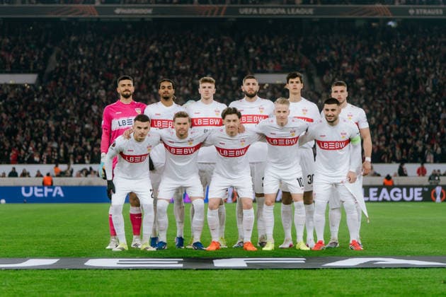 Mannschaftsaufstellung VfB Stuttgart, GER, VfB Stuttgart vs. Young Boys Bern, Fussball, Europa League, Spieltag 8, Spielzeit 2025 2026, 29.01.2026, GER, VfB Stuttgart vs. Young Boys Bern, Fussball, Europa League, Spieltag 8, Spielzeit 2025 2026, 29.01.2026, Stuttgart Copyright: xEibner-Pressefoto EdwardxCheungx EP_ECG