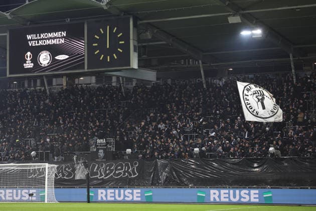 SOCCER - UEFA EL, Sturm vs Brann GRAZ,AUSTRIA,29.JAN.26 - SOCCER - UEFA Europa League, SK Sturm Graz vs SK Brann Bergen. Image shows fans (Sturm).  GEPAxpictures xChrisxBauer