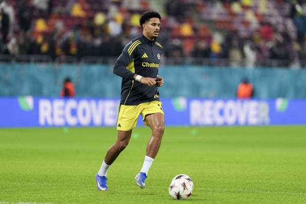FCSB v Fenerbahce - UEFA Europa League BUCHAREST, ROMANIA - JANUARY 29: Jayden Oosterwolde of Fenerbahce warms up ahead of the UEFA Europa League Week 8 football match between FCSB and Fenerbahce in Bucharest, Romania on January 29, 2026. Arife Karakum Anadolu Bucharest Romania. Editorial use only. Please get in touch for any other usage.  Copyright: x2026xAnadoluxArifexKarakumx