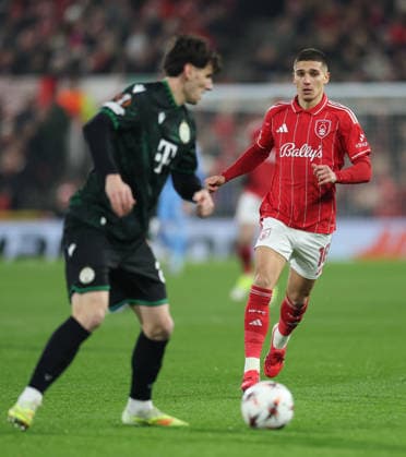 Nottingham Forest v Ferencvarosi TC UEFA Europa League Nicolas Dominguez of Nottingham Forest during the UEFA Europa League match at the City Ground, Nottingham 29 01 2026 UK Newspapers OUT Copyright: xAndyxSumnerx FIL-22875-0014