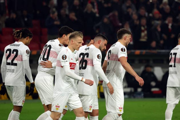 29.01.26 VfB Stuttgart - Young Boys Bern Deutschland, Stuttgart, 29.01.2026, Fussball, UEFA Europa League, Saison 2025 2026, VfB Stuttgart - Young Boys Bern: Deniz Undav (VfB Stuttgart); Jubel Tor 1:0 Undav.