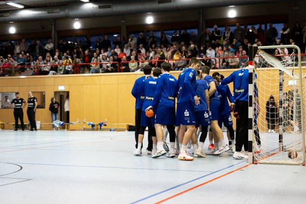 HBW Balingen Weilstetten, der Motivationskreis, HBW Balingen Weilstetten vs. Kadetten Schaffhausen, Handball, Testspiel, Saison 2025 2026, 29.01.26 Eibner-Pressefoto Andreas Ulmer HBW Balingen Weilstetten vs. Kadetten Schaffhausen, Handball, Testspiel, Saison 2025 2026, 29.01.26 Dotternhausen Copyright: xEibner-Pressefoto AndreasxUlmerx EP_AUR