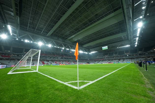 Stadionpanorama, Weitwinkel, Tribünen, Sitzplätze, Stehplätze , Frankreich, Fussball, UEFA Europa League, 8.Spieltag, Ligaphase, 2025 2026, OSC Lille vs. SC Freiburg, 29.01.2026, Stade Pierre-Mauroy, Lille, Frankreich Lille Stade Pierre-Mauroy DÃ partements Nord, Hauts-de-Fra Frankreich Copyright: xArnexAmbergx