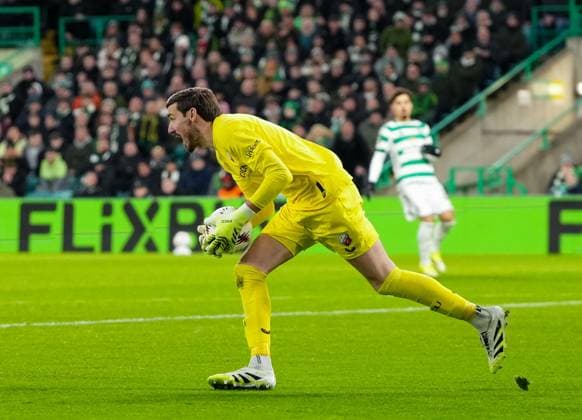 FC Utrecht goalkeeper Vasilis Barkas Celtic v Utrecht, UEFA Europa League, Group Stage, Football, Celtic Park, Glasgow, UK - 29 Jan 2026Glasgow Celtic Park United Kingdom EDITORIAL USE ONLY No use with unauthorised audio, video, data, fixture lists, club league logos or live services. Online in-match use limited to 120 images, no video emulation. No use in betting, games or single club league player publications. Copyright: xStuartxWallace Shutterstockx 16445870l