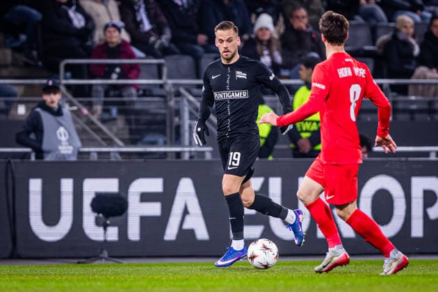 STURM GRAZ - BRANN BERGEN Tomi Horvat of Sturm during the league phase of UEFA Europa league football match between SK Sturm Graz and SK Brann Bergen. Graz, Austria, January 29, 2026. Photo by Branislav Racko Copyright: xx 080A9649