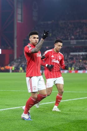 Nottingham Forest v Ferencvarosi TC UEFA Europa League Igor Jesus of Nottingham Forest celebrates scoring the second goal during the UEFA Europa League match at the City Ground, Nottingham 29 01 2026 UK Newspapers OUT Copyright: xAndyxSumnerx FIL-22875-0028