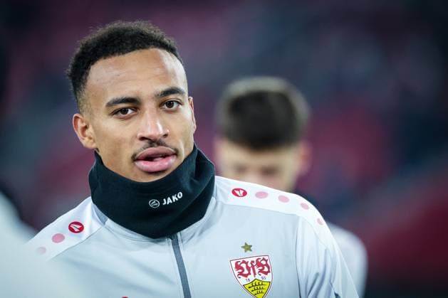 Jamie Leweling 18 (VfB Stuttgart), VfB Stuttgart vs. BSC Young Boys Bern, Fussball, Maenner, UEFA Europa League, Saison 2025 2026, 8. Spieltag, 29.01.2026 DFB regulations prohibit any use of photographs as image sequences and or quasi-video Stuttgart Baden-Wuerttemberg Deutschland