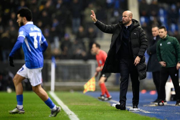 260129 Head coach Miguel Angel Ramirez of Malmö FF during the UEFA Europa League football match between KRC Genk and Malmö FF on January 29, 2026 in Genk. Photo: Simon Hastegard BILDBYRAN kod SH SH0684 fotboll football soccer fotball uefa europa league europa league krc genk malmö ff bbeng Copyright: SIMONxHASTEGARD BB260129SH044