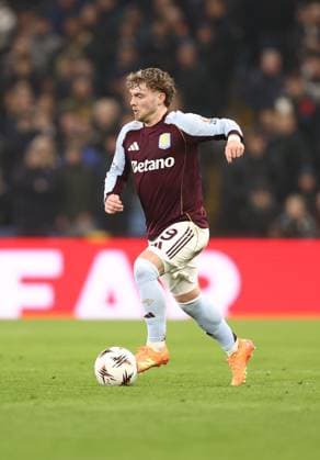 Harvey Elliott of Aston Villa Aston Villa v Red Bull Salzburg, UEFA Europa League, Group Stage, Football, Villa Park, Birmingham, UK - 29 Jan 2026Birmingham Villa Park United Kingdom EDITORIAL USE ONLY No use with unauthorised audio, video, data, fixture lists, club league logos or live services. Online in-match use limited to 120 images, no video emulation. No use in betting, games or single club league player publications.  Copyright: xRyanxBrowne Shutterstockx 16445867az