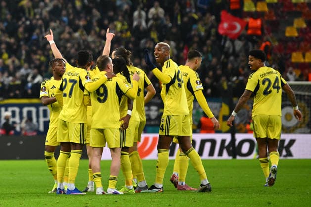 FCSB - FENERBAHCE, UEFA Europa League Ismail Yuksek of Fenerbahce celebrates after scoring his side first goal during the UEFA Europa League game between FCSB and Fenerbahce SK, at National Arena, Bucharest, January 29, 2026. Alex Nicodim IMAGO IMAGES Copyright: xAlexxNicodimx
