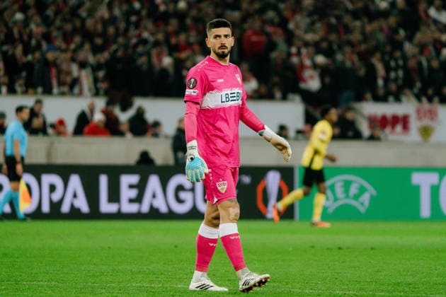 Fabian Bredlow (VfB Stuttgart, 01), GER, VfB Stuttgart vs. Young Boys Bern, Fussball, Europa League, Spieltag 8, Spielzeit 2025 2026, 29.01.2026, GER, VfB Stuttgart vs. Young Boys Bern, Fussball, Europa League, Spieltag 8, Spielzeit 2025 2026, 29.01.2026, Stuttgart Copyright: xEibner-Pressefoto EdwardxCheungx EP_ECG