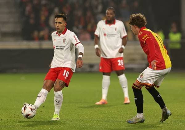 Rodrigo Zalazar of Braga during the match Go Ahead Eagles vs Braga at the De Adelaarshorst for the UEFA Europa League season 2025-2026 in DEVENTER, Netherlands on 29 january 2026 (Photo by Peter Lous EYE4IMAGES) -