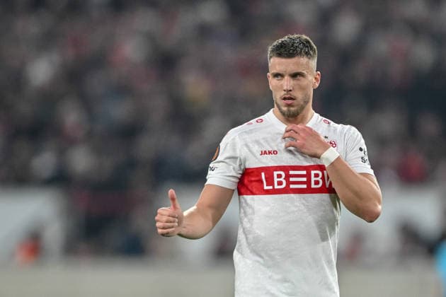 Ermedin DemiroviÄ‡ (VfB Stuttgart) gestures during the UEFA Europa League 2025 26 League Phase MD8 match between VfB Stuttgart and BSC Young Boys at Stuttgart Arena on January 29, 2026 in Stuttgart, Germany. (Photo by Harry Langer DeFodi Images) -