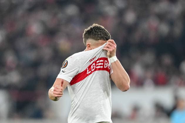 Ermedin DemiroviÄ‡ (VfB Stuttgart) gestures during the UEFA Europa League 2025 26 League Phase MD8 match between VfB Stuttgart and BSC Young Boys at Stuttgart Arena on January 29, 2026 in Stuttgart, Germany. (Photo by Harry Langer DeFodi Images) -