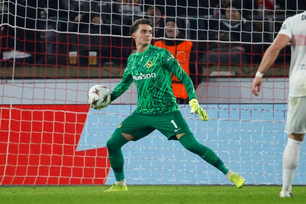 Marvin Keller (BSC Young Boys, 01) , Deutschland, Fussball, UEFA Europa League, 8. Spieltag, 2025 2026, VfB Stuttgart vs. Young Boys Bern, 29.01.2026, Stuttgart MHP Arena Deutschland Copyright: xGrantxHubbsx