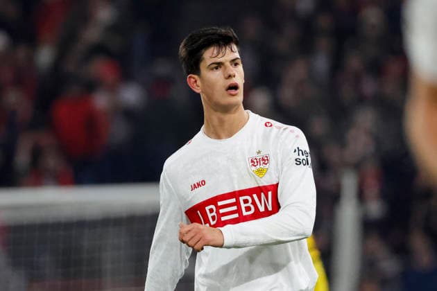 Chema (VfB Stuttgart, 30) , Deutschland, Fussball, UEFA Europa League, 8. Spieltag, 2025 2026, VfB Stuttgart vs. Young Boys Bern, 29.01.2026, Stuttgart MHP Arena Deutschland Copyright: xGrantxHubbsx