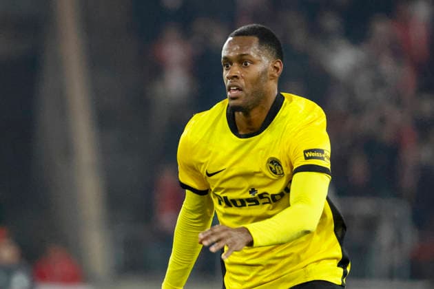 Edimilson Fernandes (BSC Young Boys, 06) , Deutschland, Fussball, UEFA Europa League, 8. Spieltag, 2025 2026, VfB Stuttgart vs. Young Boys Bern, 29.01.2026, Stuttgart MHP Arena Deutschland Copyright: xGrantxHubbsx