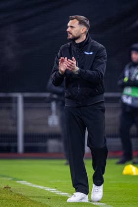 STURM GRAZ - BRANN BERGEN Head coach of Sturm Fabio Ingolitsch during the league phase of UEFA Europa league football match between SK Sturm Graz and SK Brann Bergen. Graz, Austria, January 29, 2026. Photo by Branislav Racko Copyright: xx 080A0118