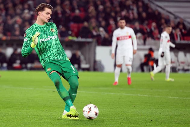 29.01.2026, xrekx, Fussball UEFA Europa League, VfB Stuttgart - Young Boys Bern v.l. Marvin Keller (BSC Young Boys) (DFL DFB REGULATIONS PROHIBIT ANY USE OF PHOTOGRAPHS as IMAGE SEQUENCES and or QUASI-VIDEO) Stuttgart