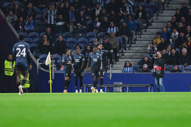 January 29, 2026, Porto, Porto, Portugal: Djeidi Gassama of Rangers Football Club celebrates goal during the Uefa Europa League - League phase, matchday 8 between FC Porto and Rangers Football Club at Estadio Dragao, in Porto, Portugal, on January 29, 2026. Porto Portugal - ZUMAe141 20260129_zsp_e141_035 Copyright: xLuisxEirasx