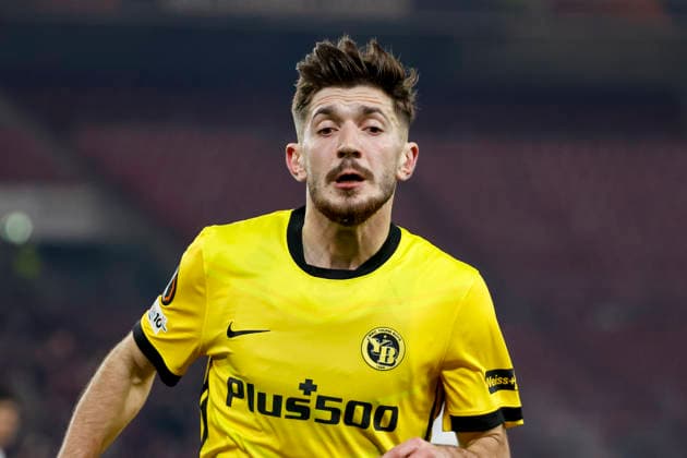 Armin Gigovic (BSC Young Boys, 37) nach dem 1:1 , Deutschland, Fussball, UEFA Europa League, 8. Spieltag, 2025 2026, VfB Stuttgart vs. Young Boys Bern, 29.01.2026, Stuttgart MHP Arena Deutschland Copyright: xGrantxHubbsx