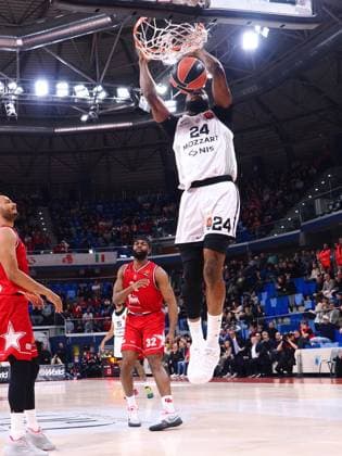 BASKET - Euroleague - EA7 Emporio Armani Milano vs Partizan Belgrado Bruno Fernando (Partizan Mozzart Bet Belgrade) during EA7 Emporio Armani Milano vs Partizan Belgrado, Basketball Euroleague match in Assago (MI), Italy, January 29 2026 Assago (MI) Italy  Copyright: xIPAxSport ABACAx