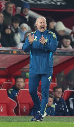 Nottingham Forest v Ferencvarosi TC UEFA Europa League Nottingham Forest Manager Sean Dyche during the UEFA Europa League match at the City Ground, Nottingham 29 01 2026 UK Newspapers OUT Copyright: xAndyxSumnerx FIL-22875-0039