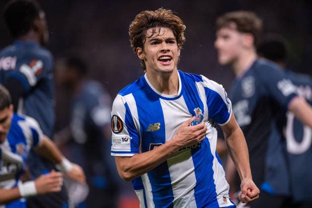 January 29, 2026, Porto, Porto, Portugal: PORTO, PORTUGAL - JANUARY 29: RODRIGO MORA from FC Porto is seen celebrating his goal during the UEFA Europa League 2025 26 MD8 match between FC Porto and Rangers FC, at Estadio do Dragao on January 29, 2026 in Porto, Portugal Porto Portugal - ZUMAl192 20260129_zsp_l192_020 Copyright: xMiguelxLemosx