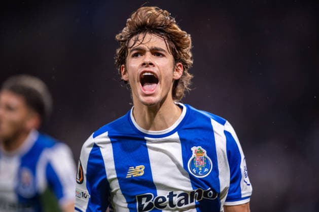 January 29, 2026, Porto, Porto, Portugal: PORTO, PORTUGAL - JANUARY 29: RODRIGO MORA from FC Porto is seen celebrating his goal during the UEFA Europa League 2025 26 MD8 match between FC Porto and Rangers FC, at Estadio do Dragao on January 29, 2026 in Porto, Portugal Porto Portugal - ZUMAl192 20260129_zsp_l192_035 Copyright: xMiguelxLemosx