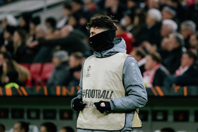Atakan Karazor (VfB Stuttgart, 16), Warm-Up, GER, VfB Stuttgart vs. Young Boys Bern, Fussball, Europa League, Spieltag 8, Spielzeit 2025 2026, 29.01.2026, GER, VfB Stuttgart vs. Young Boys Bern, Fussball, Europa League, Spieltag 8, Spielzeit 2025 2026, 29.01.2026, Stuttgart Copyright: xEibner-Pressefoto EdwardxCheungx EP_ECG