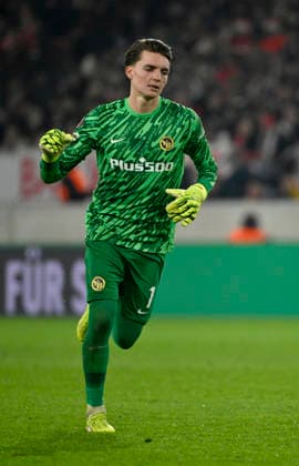 TOR zum 2:1 Armin Gigovic BSC Young Boys Bern (37) Torschuss Aktion Torchance (nicht im Bild) Torjubel Torwart Marvin Keller BSC Young Boys Bern (01) VfB Stuttgart vs Young Boys Bern YB EUROPA LEAGUE EL 29.01.2026 DFL REGULATIONS PROHIBIT ANY USE OF PHOTOGRAPHS AS IMAGE SEQUENCES AND OR QUASI-VIDEO VfB Stuttgart vs Young Boys Bern YB