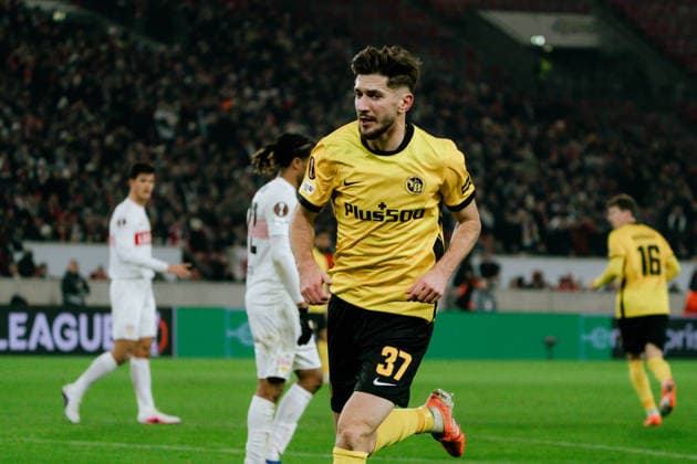 Armin Gigovic (Young Boys Bern, 37) verkuerzt zum 1-2, GER, VfB Stuttgart vs. Young Boys Bern, Fussball, Europa League, Spieltag 8, Spielzeit 2025 2026, 29.01.2026, GER, VfB Stuttgart vs. Young Boys Bern, Fussball, Europa League, Spieltag 8, Spielzeit 2025 2026, 29.01.2026, Stuttgart Copyright: xEibner-Pressefoto EdwardxCheungx EP_ECG