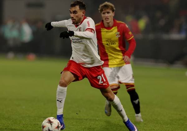 Ricardo Horta of Braga during the match Go Ahead Eagles vs Braga at the De Adelaarshorst for the UEFA Europa League season 2025-2026 in DEVENTER, Netherlands on 29 january 2026 (Photo by Peter Lous EYE4IMAGES) -