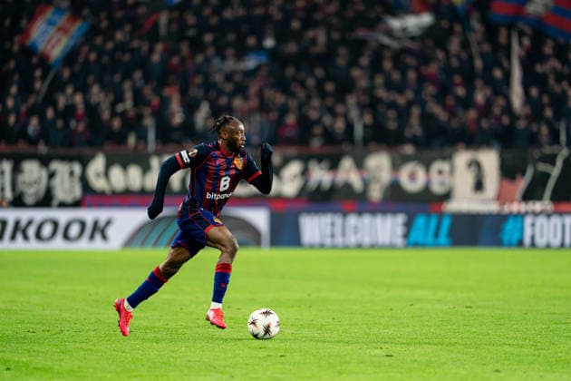 Benie Adama Traore (11 FC Basel 1893) in action during the UEFA Europa League match between FC Basel 1893 and FC Viktoria Plzen at St. Jakob-Park, Basel, Switzerland. Copyright: xPriscilaxBütlerx xSPPx Sportspressphoto_SPR86763