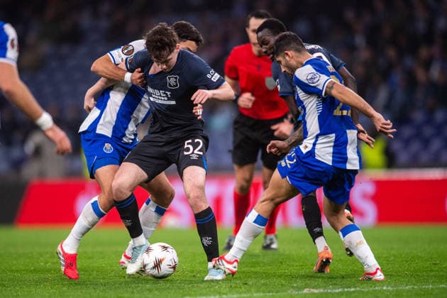 January 29, 2026, Porto, Porto, Portugal: PORTO, PORTUGAL - JANUARY 29: FINDLAY CURTIS of Rangers FC is seen on action during the UEFA Europa League 2025 26 MD8 match between FC Porto and Rangers FC, at Estadio do Dragao on January 29, 2026 in Porto, Portugal Porto Portugal - ZUMAl192 20260129_zsp_l192_058 Copyright: xMiguelxLemosx