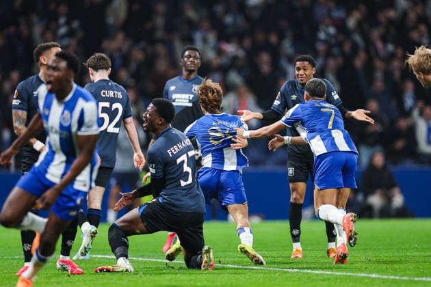 January 29, 2026, Porto, Porto, Portugal: Rodrigo Mora of Fc Porto celebrates goal during the Uefa Europa League - League phase, matchday 8 between FC Porto and Rangers Football Club at Estadio Dragao, in Porto, Portugal, on January 29, 2026. Porto Portugal - ZUMAe141 20260129_zsp_e141_045 Copyright: xLuisxEirasx