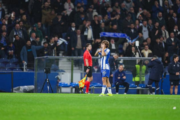 January 29, 2026, Porto, Porto, Portugal: Rodrigo Mora of Fc Porto celebrates goal during the Uefa Europa League - League phase, matchday 8 between FC Porto and Rangers Football Club at Estadio Dragao, in Porto, Portugal, on January 29, 2026. Porto Portugal - ZUMAe141 20260129_zsp_e141_049 Copyright: xLuisxEirasx