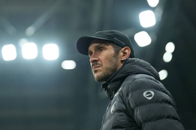 Julian Schuster (SC Freiburg, Trainer) , Frankreich, Fussball, UEFA Europa League, 8.Spieltag, Ligaphase, 2025 2026, OSC Lille vs. SC Freiburg, 29.01.2026, Stade Pierre-Mauroy, Lille, Frankreich Lille Stade Pierre-Mauroy DÃ partements Nord, Hauts-de-Fra Frankreich Copyright: xArnexAmbergx