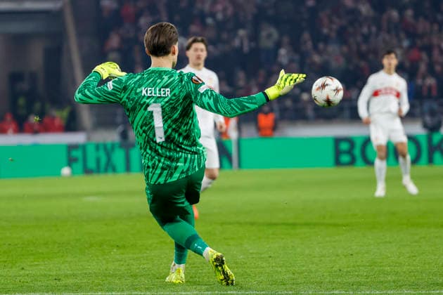 Marvin Keller (BSC Young Boys, 01) , Deutschland, Fussball, UEFA Europa League, 8. Spieltag, 2025 2026, VfB Stuttgart vs. Young Boys Bern, 29.01.2026, Stuttgart MHP Arena Deutschland Copyright: xGrantxHubbsx
