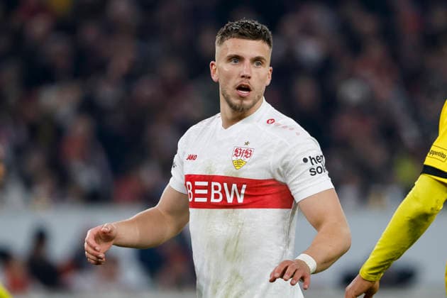 Ermedin Demirovic (VfB Stuttgart, 09) , Deutschland, Fussball, UEFA Europa League, 8. Spieltag, 2025 2026, VfB Stuttgart vs. Young Boys Bern, 29.01.2026, Stuttgart MHP Arena Deutschland Copyright: xGrantxHubbsx