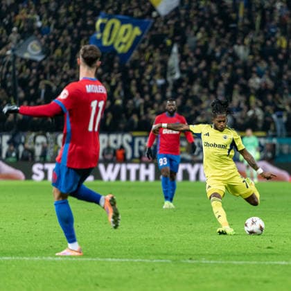 Fotbal Club FCSB v Fenerbahce SK - UEFA Europa League 2025 26 League Phase MD8 Fred, from Fenerbahce, is in action during the UEFA Europa League group phase match between FCSB and Fenerbahce at the National Arena in Bucharest, Romania, on January 29, 2026. Bucharest Romania  Copyright: xStefanxPanaitescux originalFilename:panaitescu-notitle260129_npXwo.jpg